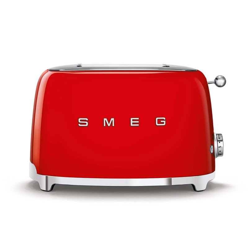 Smeg Tostapane 50's Style – Rosso LUCIDO 2x2 – TSF01RDEU Super sconto