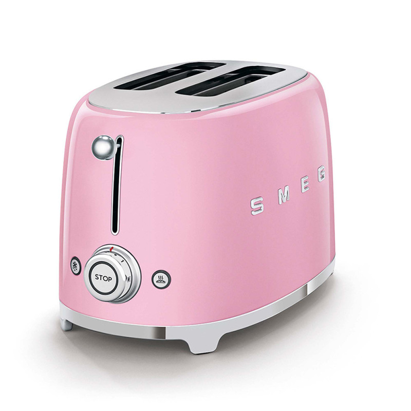 Smeg Tostapane 50's Style – Rosa LUCIDO 2x2 – TSF01PKEU Enormi sconti