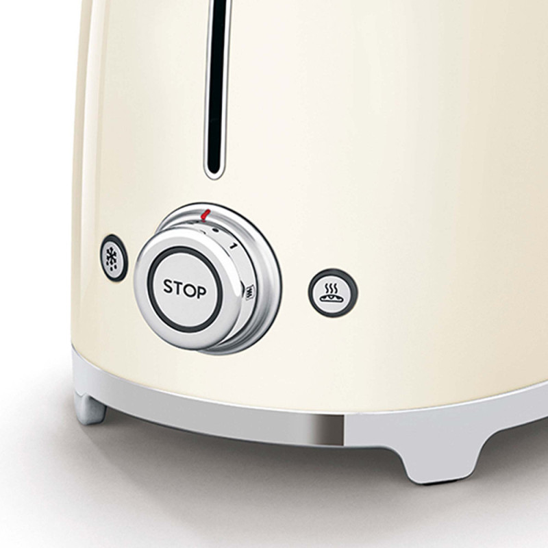Smeg Tostapane 50's Style – Panna LUCIDO 2x2 – TSF01CREU Trasporto libero internazionale